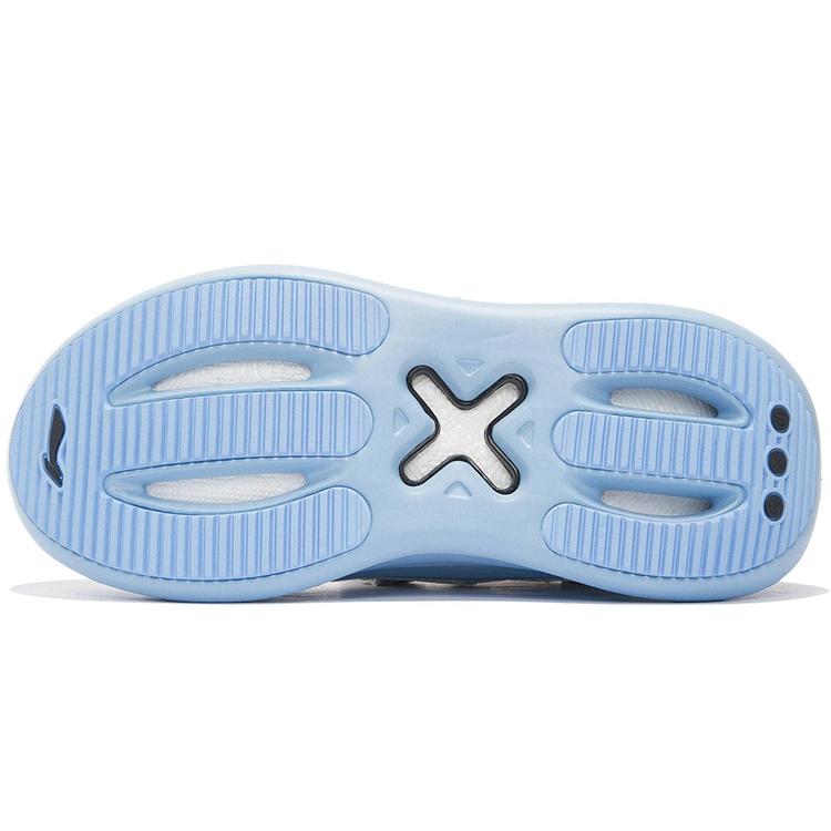 New LiNing WU XING 3 Anti Slip Wear Resistant Mid Top Casual Shoes Men's Gray Blue AZGS041-3