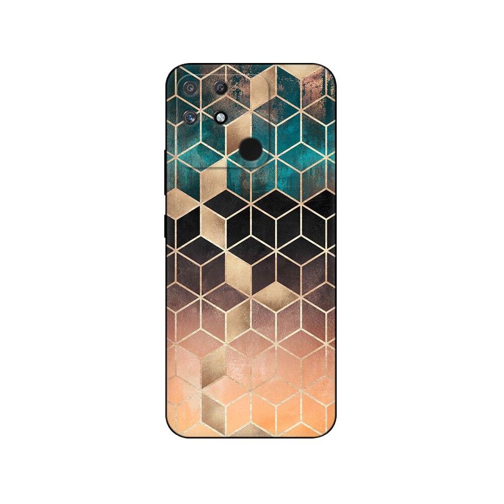 

For Realme Narzo 50A Case 6.5inch Silicon Back Cover For OPPO Realme Narzo50A 50 A Soft Case RMX3430 Phone Case black tpu case Realme Narzo 50A