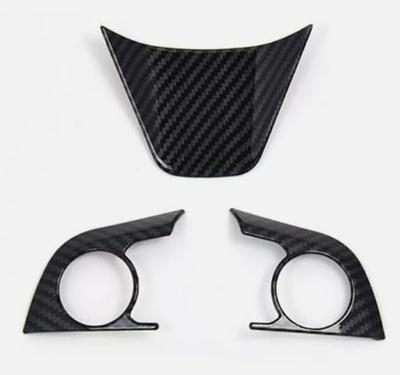 FUKUARE Steering Wheel Switch Cover Carbon Fiber for Camry 70 Crown 220 and Corolla 210 Series (Black Look) Series, Series,