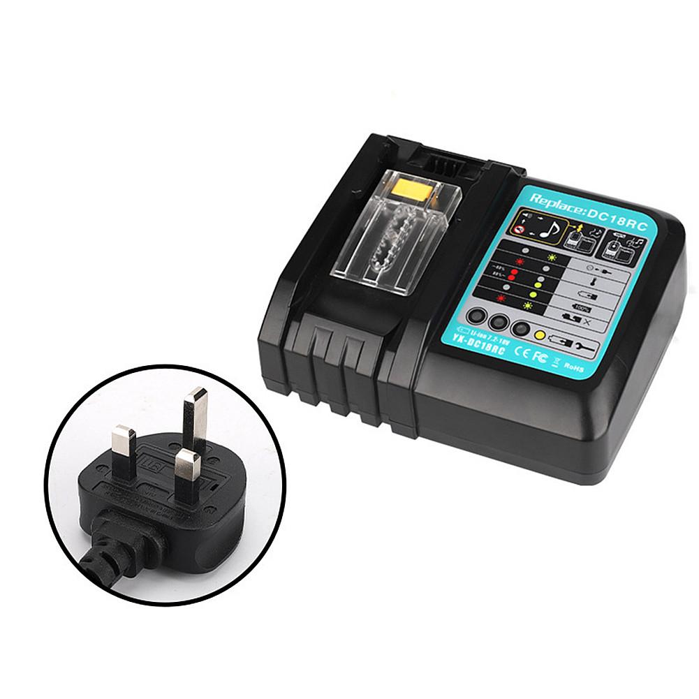 Li-ion Battery Charger Power Tool Charger For 18V BL1815 1830 1840 1845 1860 14.4V BL1415 1430 1440 1445 1460 Battery