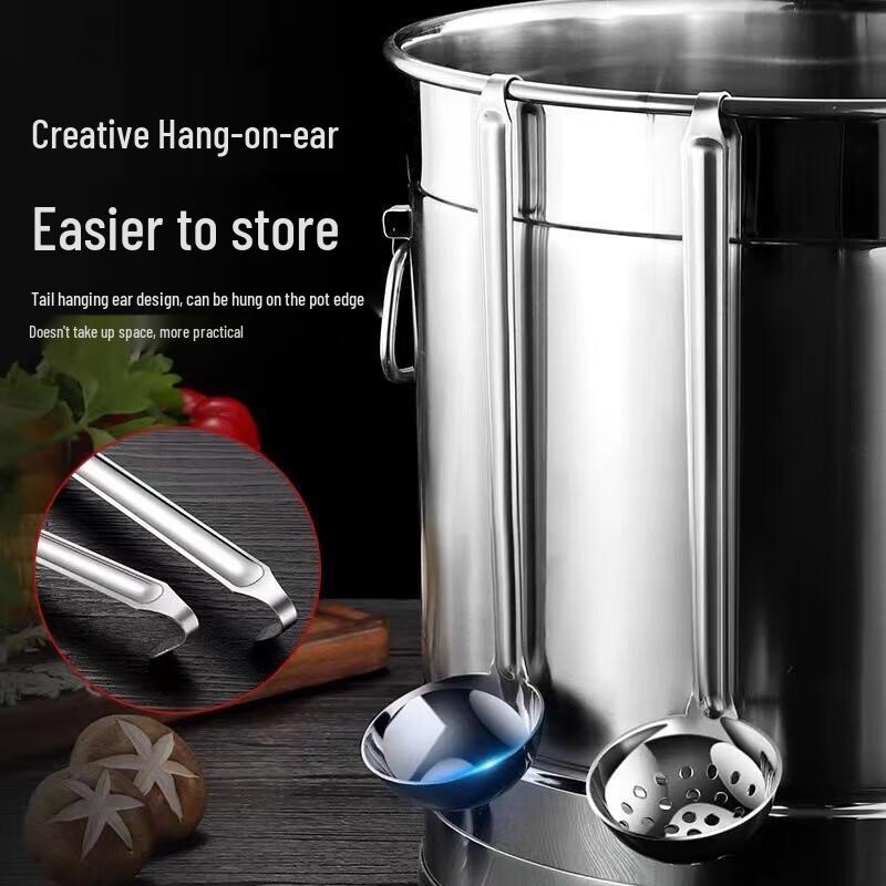 Edelstahl Suppenkelle mit langem Griff für Buffet