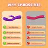 Clitoral Rabbit Vibrator Stick For Women Double Stimulators G-Spot Clitoris Massager Wand 2 In 1 Dildo Vibro Adult Sex Toys Shop