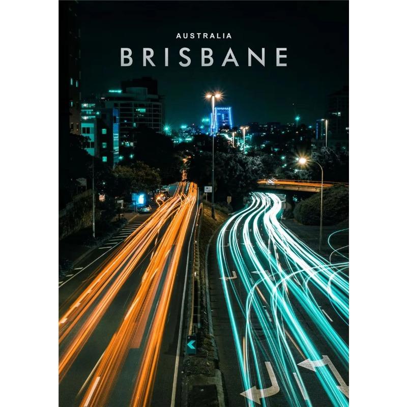 

Melbourne Sydney Canberra Perth Brisbane Australia Travel Poster Canvas Painting Wall Art Picture for Living Room Home Decor 21cm×30cm NoFrame