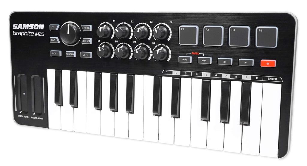 SAMSON Graphite M25 Keyboard Controller USB/MIDI