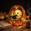 Halloween Reading Book Resin Decorative Lamp Tabletop Figurine for Home Decor