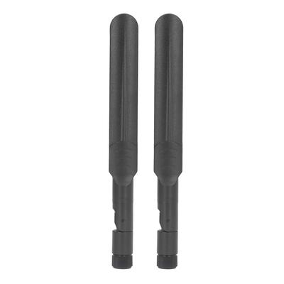 2Pcs Omnidirectional Antenna 2.4GHz5.8GHz 2 Frequency WiFi Router SMA Male Foldable Glue Stick