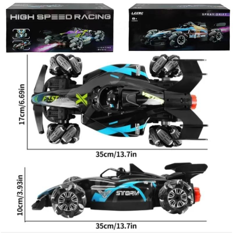 Spray Remote Control F1 Drift Car - Four-Wheel Drive Racing Toy for Kids