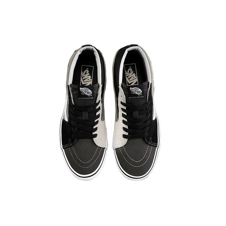 Vans Sk8 Comfortable Retro Casual Mid-Top Skate Shoes Unisex Sneakers Black White Gray VN0A3WM32PD