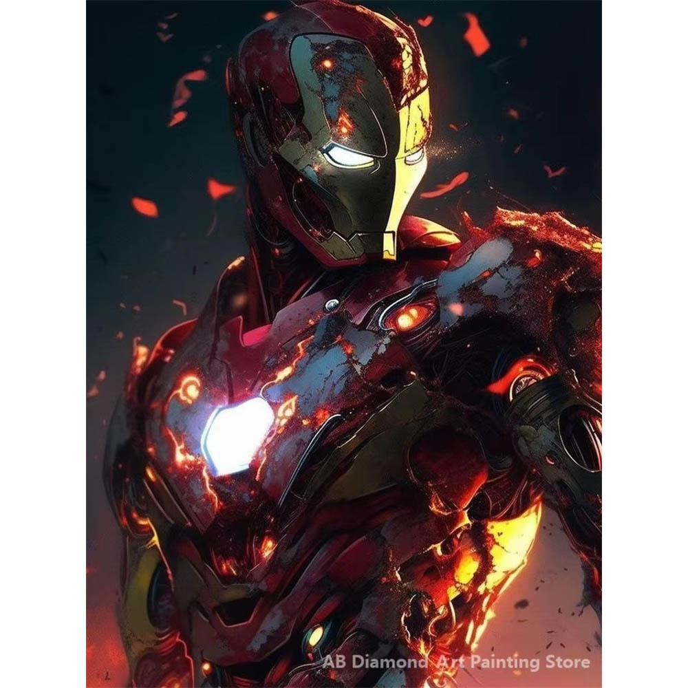 Disney Series High-burning Realistic Style 5D Diamond Painting Full of Diamonds DIY Handmade Diamond Painting Hero Theme Decorative Painting Set