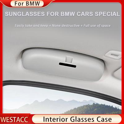 Car Glasses Case Sunglass Sun Glasses Clip Case Holder for BMW X1 E84 2010 - 2015 Storage Box Organizer