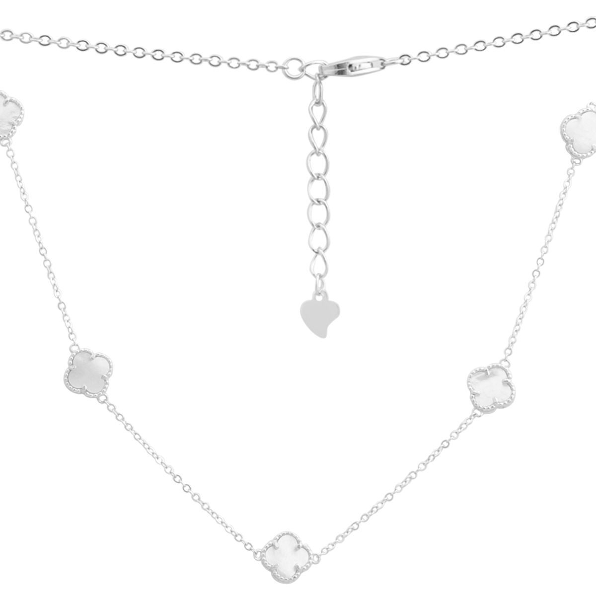 

Silver necklace with natural mother-of-pearl, item weight 6.29 g (60001992) 45-50cm білий