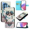 For OnePlus 12 5G Leather Case Pattern Printing Wallet Stand Mobile Cover with Strap
