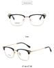 2024 Stylish Business Eyewear: TR Titanium Frame Glasses with Fade-Resistant Vacuum Electroplating - Model 15012