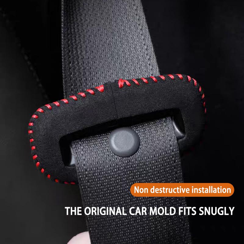 Volkswagen Car Emblem Seat Safety Belt Buckle Cover Interior For VW Golf Amarok T5 Phaeton Teramont ID3 Tiguan T-Cross lczh1