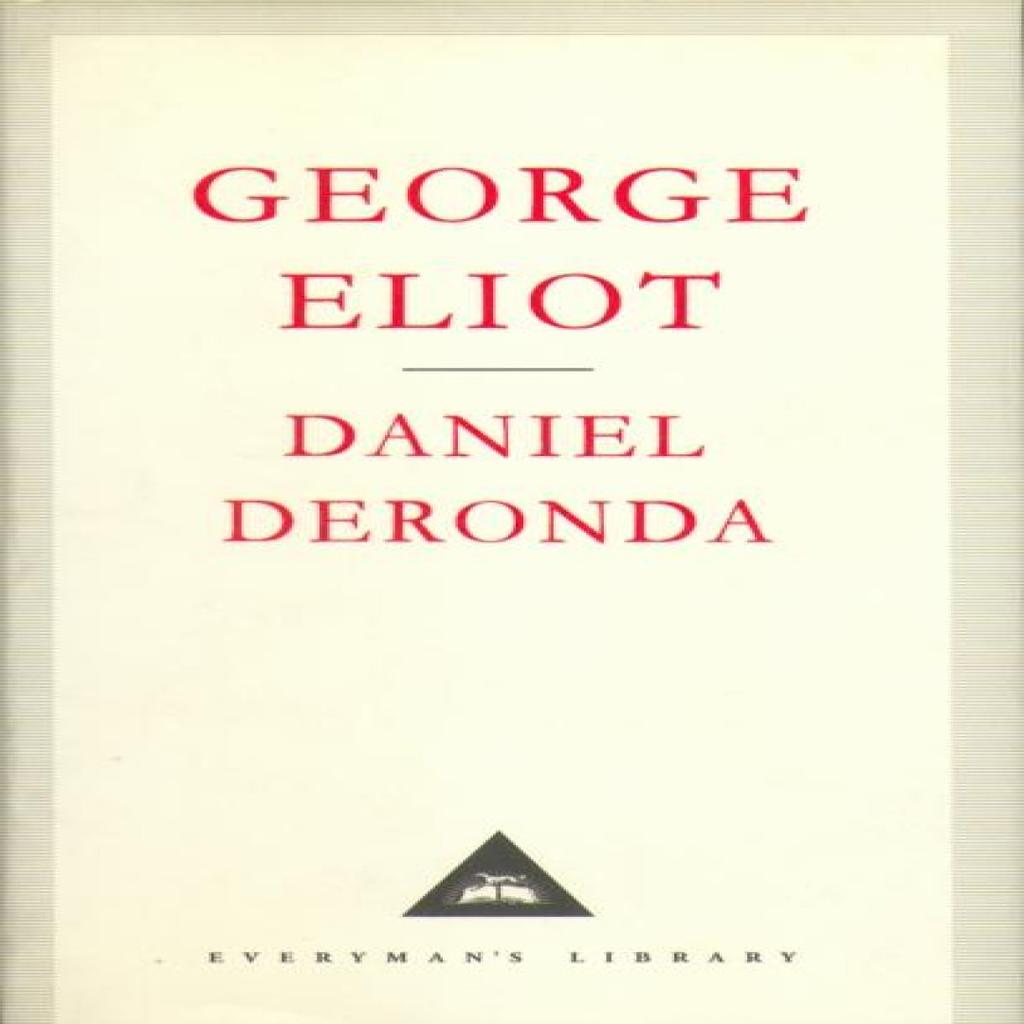 Daniel Deronda by George Eliot Hardback Book 9781857151633