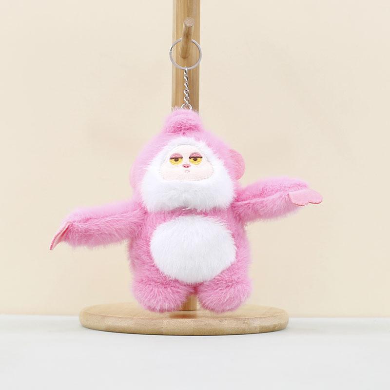 King Cute Kong Keychain Cartoon Stuffed Monkey Plush Toy Perfect Keyring Doll