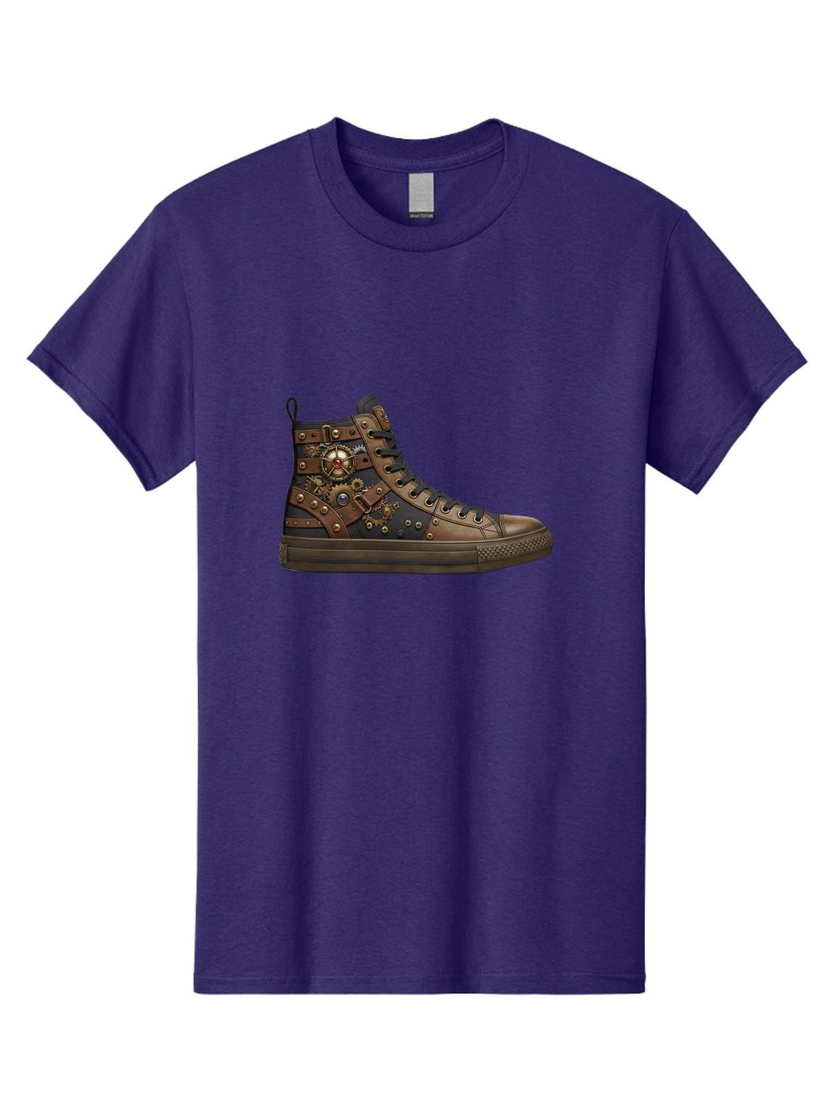Steampunk-Sneaker Mens Graphic Tee, 100% Cotton, Casual Summer Wear S