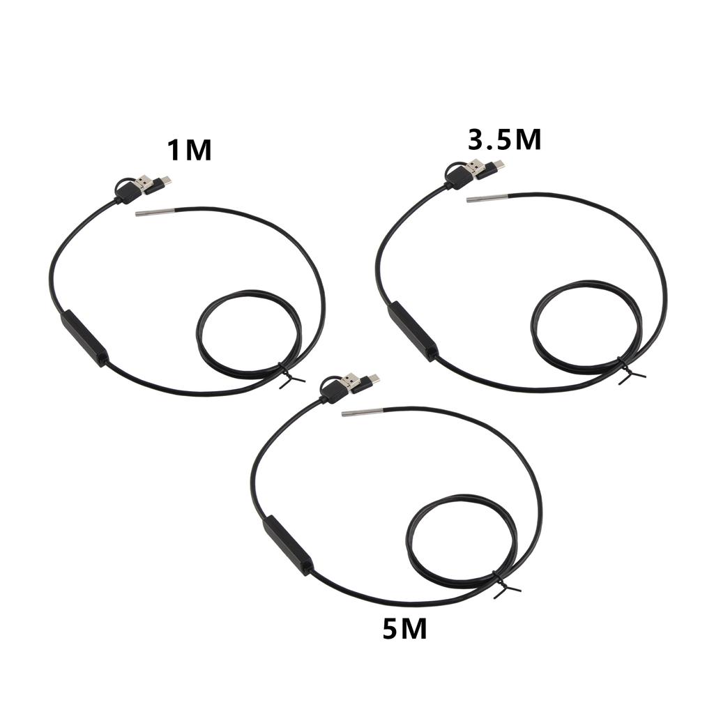 Waterproof Endoscope Industrial Endoscope 3 in 1 for Android TypeC Mobile Phone 3.9mm Lens High Definition Waterproof Endoscope