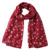 Sheer Silk Scarf Soft Christmas Gifts Autumn Winter Wrap Shawls  for Women