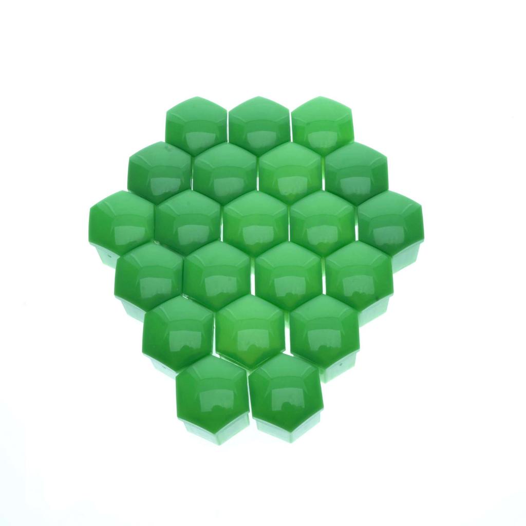 19mm Green Bolt Caps - Universal Rim Caps Eptuning017