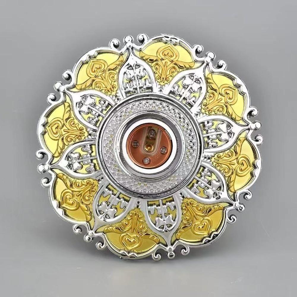 Goldene Basis E27 Lampenfassung Fest montierte Basis Lampenreparaturzubehör Leuchtenersatzteile Deckenaufhängung