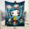 Whimsical Fantasy Portraits Personalized Name Blanket Gift Customizable Blanket Durable Comfort Throw For Home Decor Office Seaside Bedding