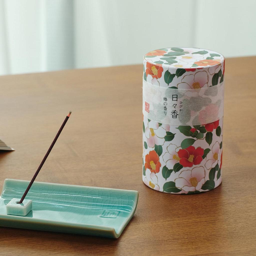 Cylindrical Incense Sticks, Hibika, Camellia Scent