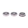 10Pcs F695-2Rs Stainless Steel Bearing Flanged Miniature Deep Groove Ball Bearings F695 Rs Ball Bearings