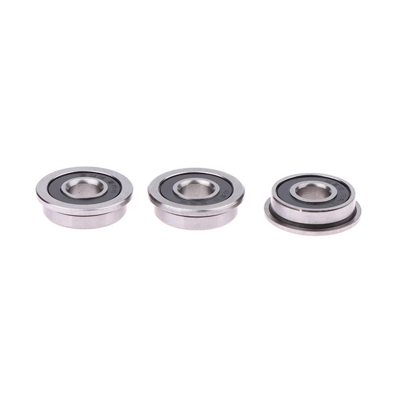 10Pcs F695-2Rs Stainless Steel Bearing Flanged Miniature Deep Groove Ball Bearings F695 Rs Ball Bearings