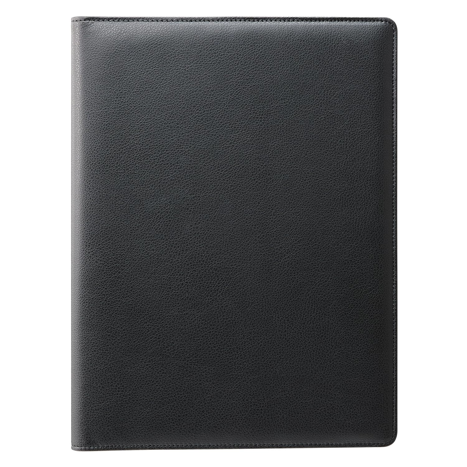 

Plus A4 PU Synthetic Clipboard/File Binder, Bi-Fold, Leather/PU Leather, Multi-Function, Black, FL-506CP (Product Code 83-170) чёрный