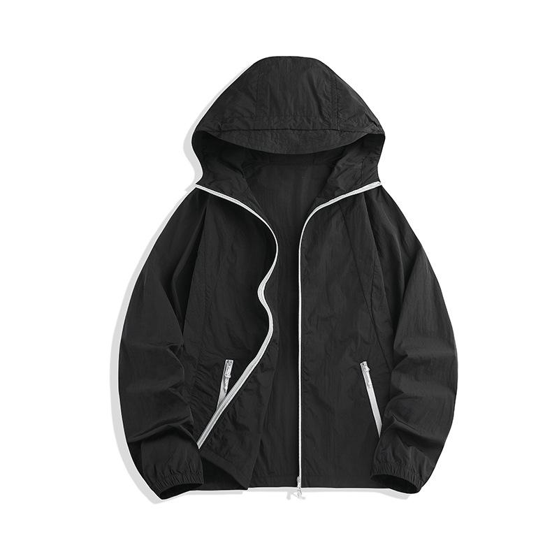 Wenhouu sunscreen clothing men's summer UPF100 + loose breathable sunscreen clothing women's outdoor light and cool sunscreen clothing