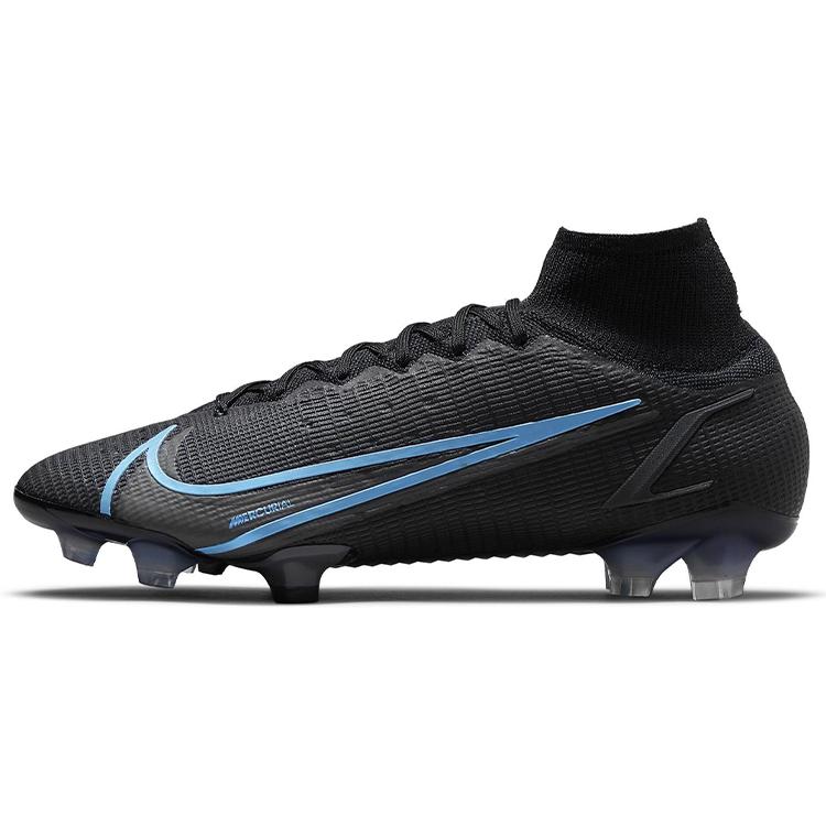New Nike Mercurial Superfly 8 Elite Fg Black Light Blue CV0958-004