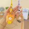 Creative Design Lovers Plush Doll Keychain Backpack Plush Pendant  Lovers Accessories