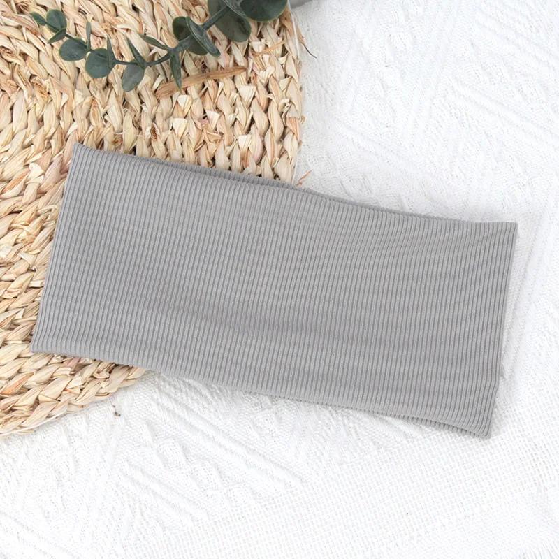 Wide Hair Bands Solid Color Elastic Headband Turban Makeup Hair Hoop Yoga Running Yoga Vintag Headwrap Hairstyles Accessories