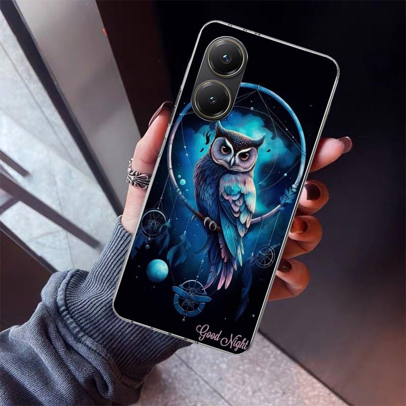 

Retro Feather Dreamcatcher Phone Case For Xiaomi Poco X7 X6 X5 Pro F7 Ultra Redmi 15C 15 13 13C 12 12C 10 10A 10C 9 9A 9C 9T She Xiaomi Poco X5