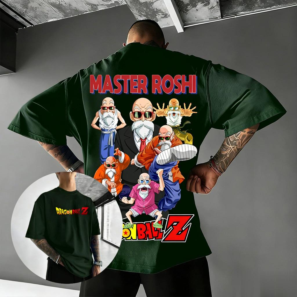 Dragon Ball Z Master Roshi Anime T Shirt Men Women Cotton Short Sleeve Tee Graphic Print Streetwear Casual Summer Tops 2026 Y2k