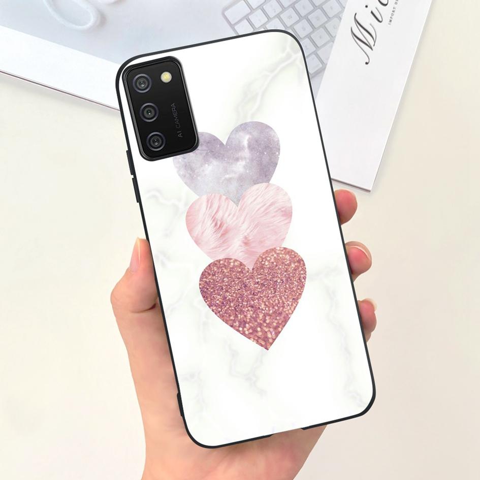 For Samsung A03s A02s Case New Fashion Flower Butterfly Shockproof Bumper For Samsung Galaxy A03s SM-A037F A 02s SM-A025F Covers