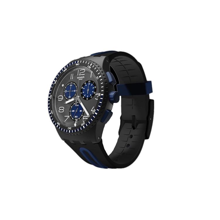 Swatch Men 42mm Black Watch SUSB406 SUSB406