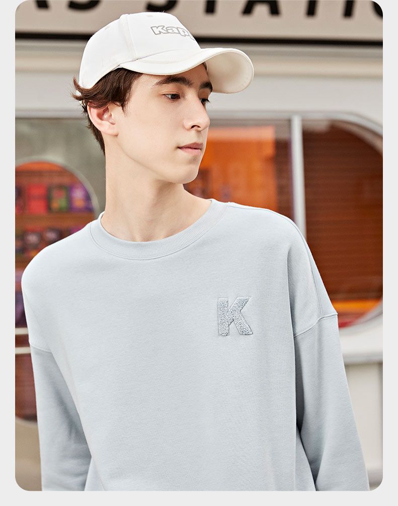Kappa Sports Set New Men's and Women's Velvet Casual Hoodies and Pants