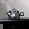 180ml Chinese Yixing Purple Clay Teapot Beauty Kettle Famous Handmade Flying Crane Pattern Tea Pot Zisha Tea Set Customized