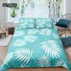 Home Living Luxury 3D Palm Leaves Bedding Set Summer Duvet Cover Pillowcase Queen and King EU/US/AU/UK Size Comforter Bedding