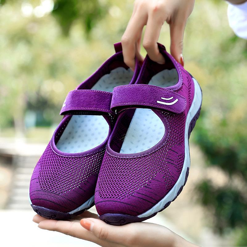 Large size outdoor travel summer leisure shoes mesh shoes