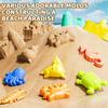 31Pc Beach Toys Set Sand-Digging Tools Sand Molds Build Sandcastles Kids Shovels Carts Buckets Outdoor Indoor Water Play Game