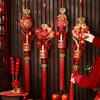 Chinese New Year Decorations 2026 Spring Festival Pendants Wall Hanging Ornament Traditional Chinese Festival Lanterns Decor