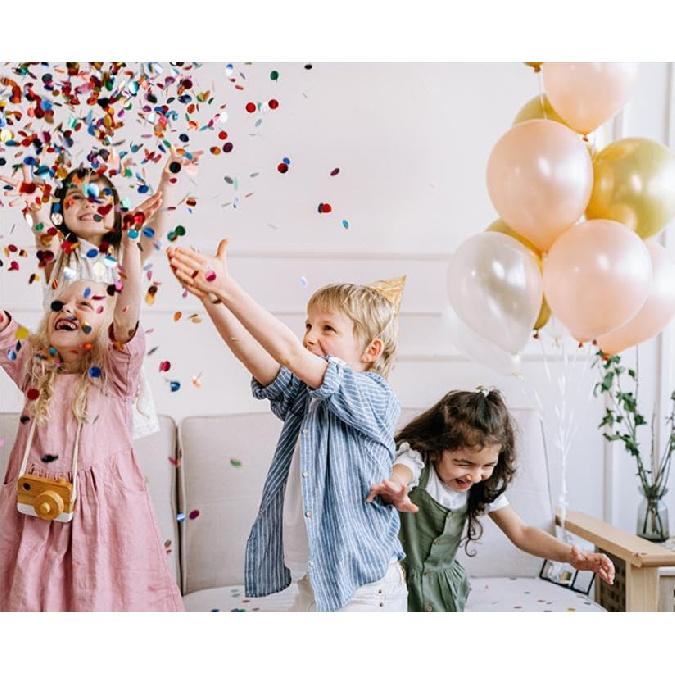 Multi Color Round Foil Confetti Beautiful Rainbow Metallic Table Confetti Glitter for Fill Balloons, Wedding,Birthday,Party,Festival