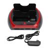 2.5 3.5 Dual SATA IDE HDD Docking Station Hard Disk Drive Dock USB 2.0 Hub (Not Inclube Hard Disk)