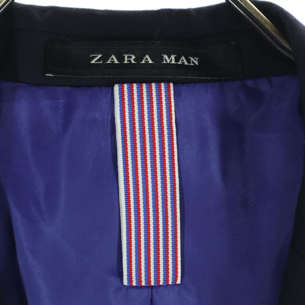 Beauty products ZARA MAN Long sleeve tailored jacket 44 Navy suit Men's Used