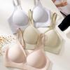 Seamless Bra Women's Seamless Bra Gathering Bra Soft-supported Underwear Invisible Bra Push Up Bra