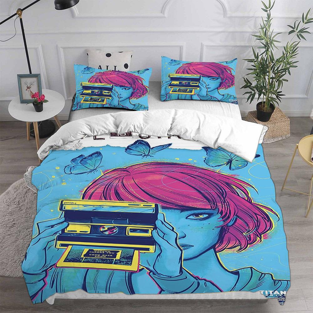 Life Is Strange Bedding Sets Eu Single Us Twin Comforter Quilt Bed Cover Duvet Cover Pillow Case 2-3 Pieces Sets Kids Adult Size