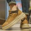 New thick-soled heightening sports and leisure board shoes retro British shoes